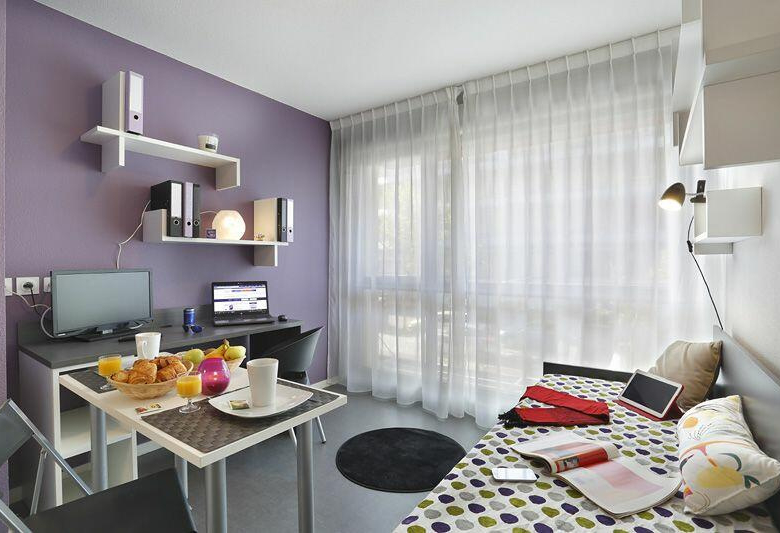 Studio idealement placé dans résidence étudiante avenue de l