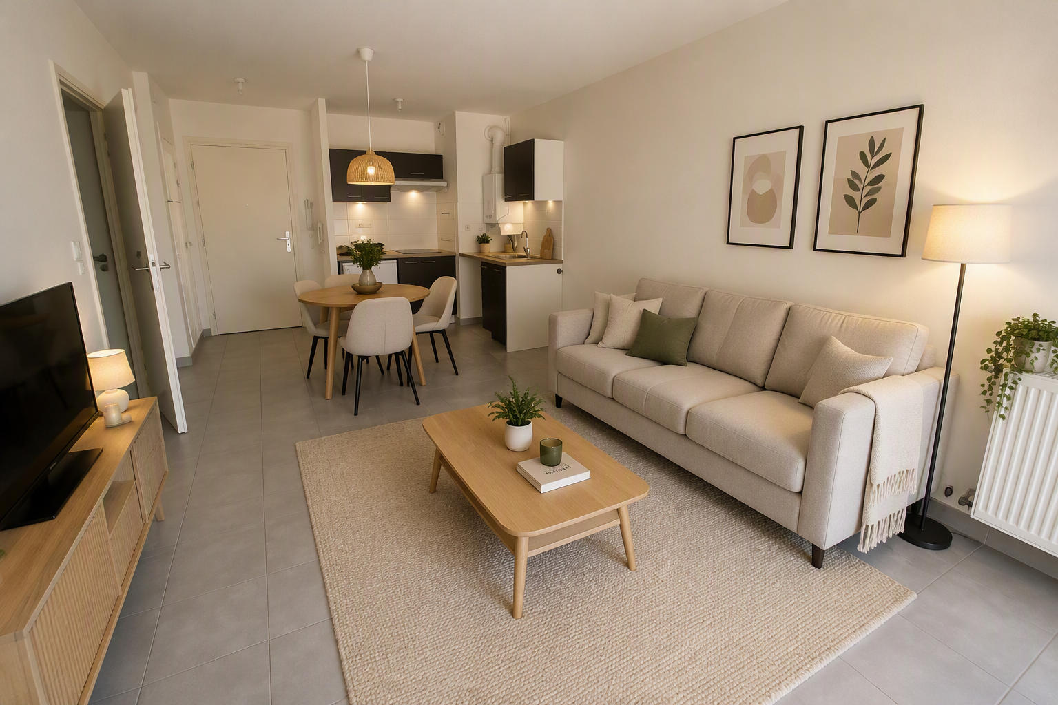 Charmant T2 avec terrasse à Launaguet en exclusivité