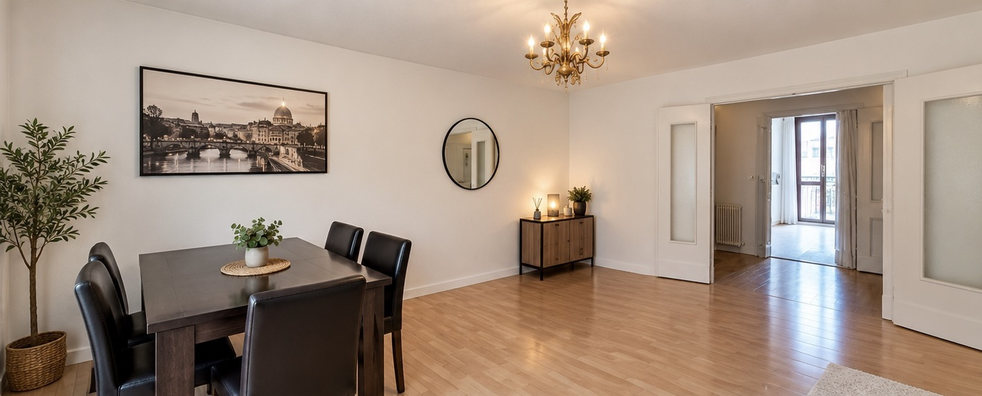 T3 de 71,50 m2 avec balcon et parking   Roseraie / Jolimont
